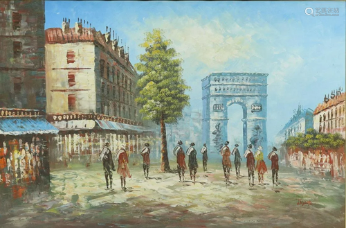 DECORATIVE PAINTING ARC DE TRIOMPHE, 24