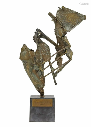 VIRGINIO FERRARI (B.1937) BRUTALIST SCULPTURE