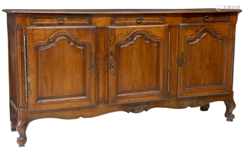 FRENCH PROVINCIAL LOUIS XV STYLE SIDEBOARD