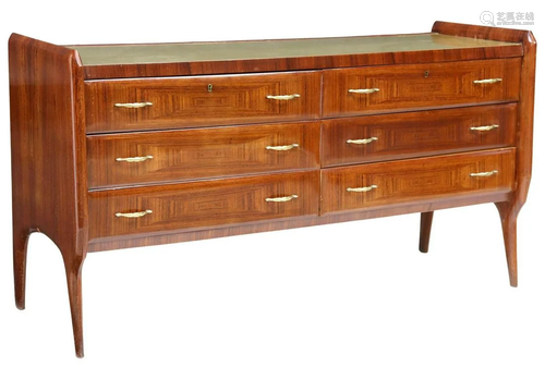 ITALIAN MID-CENTURY MODERN ROSEWOOD DRESSER