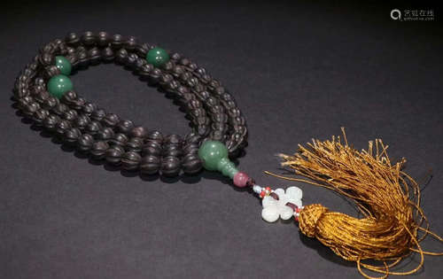 CHENXIANG WOOD STRING NECKLACE