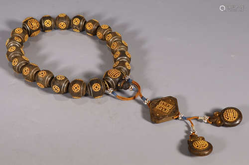 CHENXIANG WOOD STRING BRACELET