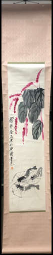 QI BAISHI SHRIMP PATTERN PAINTING