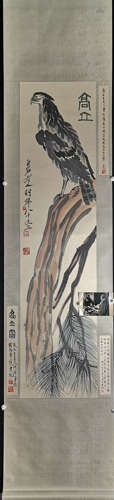 QI BAISHI HAWK PATTERN PAINTING