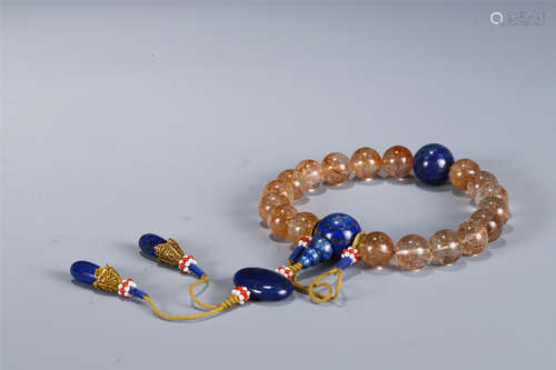 A CRYSTAL PRAYER BEADS