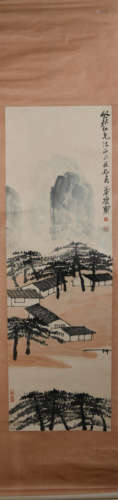 A CHINESE PAINTING OF LANDSCAPE