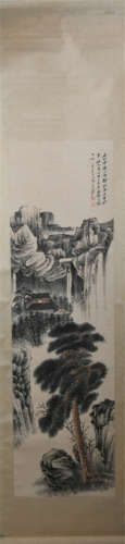 A CHINESE PAINTING OF LANDSCAPE