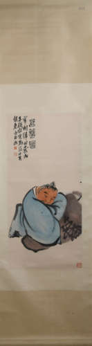 A CHINESE FIGURE PAINTING