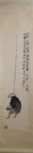 A CHINESE PAINTING OF FISHERMAN