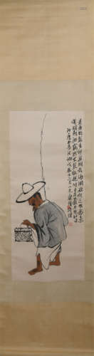 A CHINESE PAINTING OF FISHERMAN