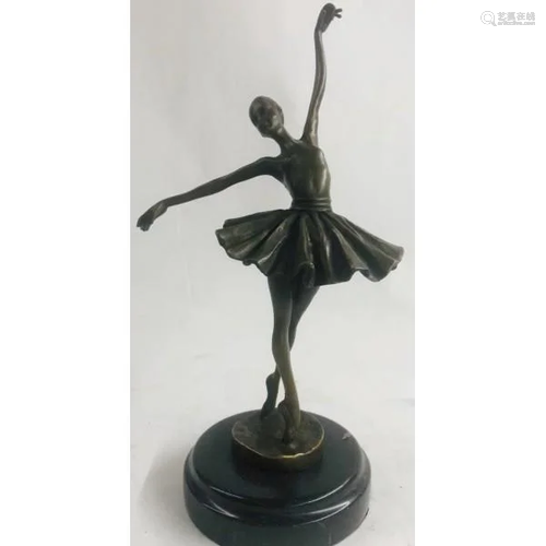 Lady Ballerina Ballet Bronze Sculpture