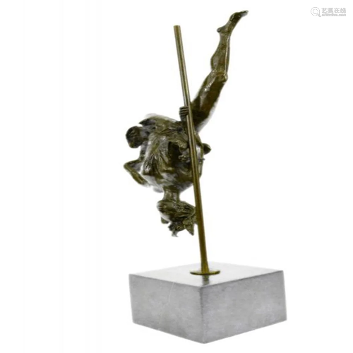 Gymnast Acrobat Bronze Sculpture