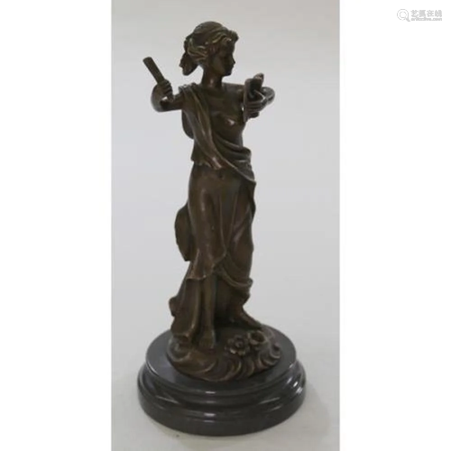 Greek goddess of Wisdom Athena Bronze Sculpture