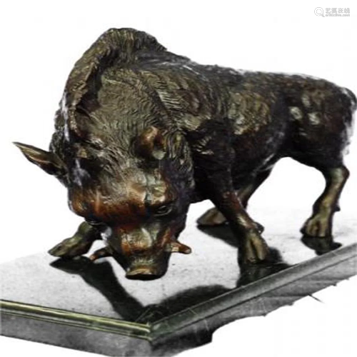 Wild Boar Bronze Sculpture