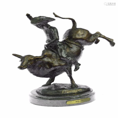 Rodeo Rider Bronze Sculpture