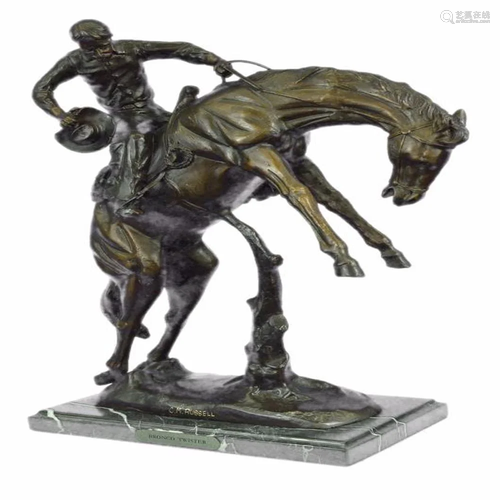 Bronco Twister Bronze Sculpture