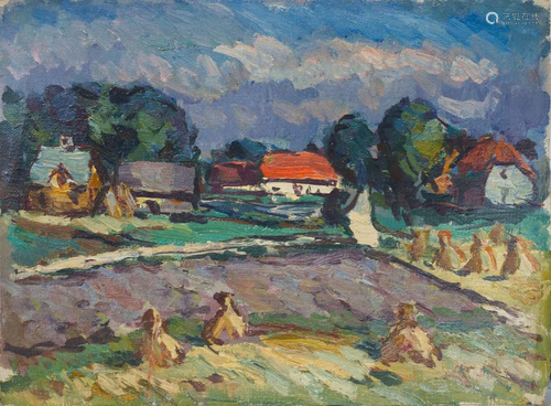 Landscape; Adolfs Melnars (1908-1963)