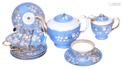 Kuznetsov porcelain set for 5 people, Russia