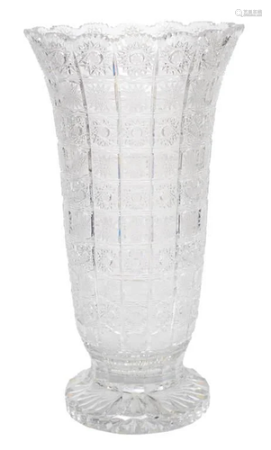 Crystal vase