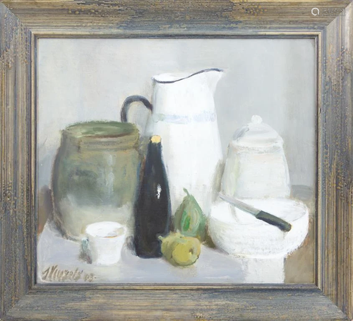 Still life with dishes; Imants Vecozols (1933)