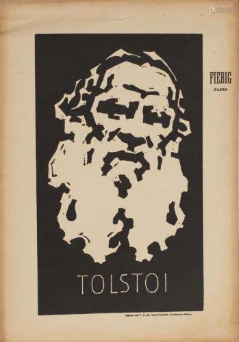 Portrait of Tolstoy; Frederick Fibig (1885-1953)
