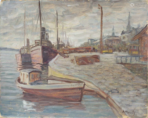 Port of Riga; Peter Miezitis (1899-1958)