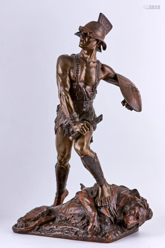 Edouard Drouot bronze sculpture