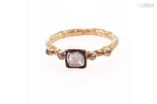 NO RESERVE PRICE Tudor Medieval Rose-Cut Diamond Ring