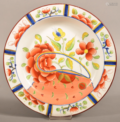 Gaudy Dutch Soft Paste China Oyster Pattern Plate.