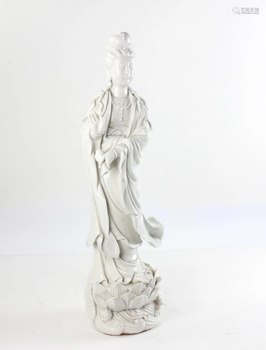 Chinese Blanc-de-Chine Guanyin Figure