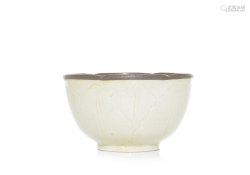 A Chinese Ding-Yao Porcelain Bowl