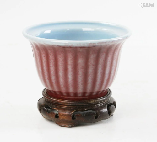 Rare Chinese Jun-Yao Porcelain Flower Pot