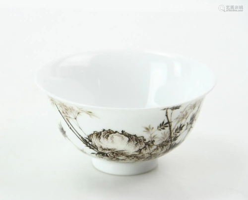 Chinese Enamel Porcelain Cup