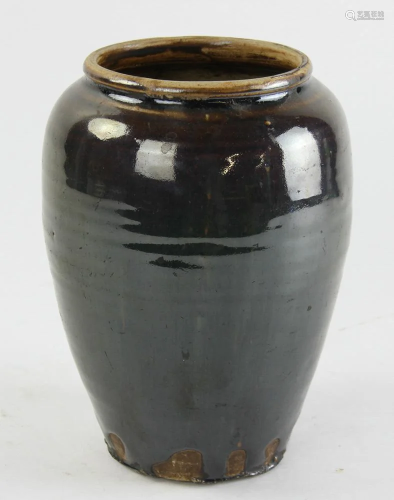 Japanese Purple Porcelain Jar