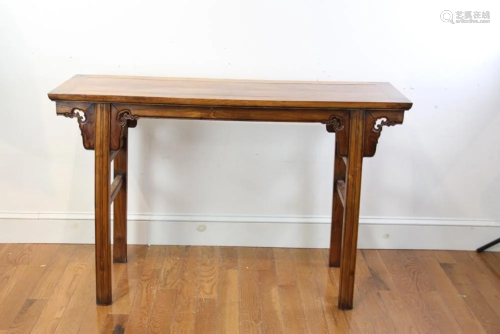 Rare Chinese Huanghuali Altar Table