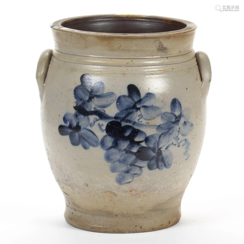 PENNSYLVANIA DECORATED STONEWARE JAR