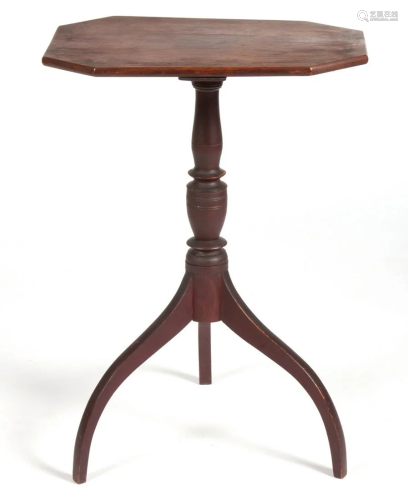 NEW ENGLAND FEDERAL CHERRY CANDLESTAND