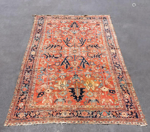 ANTIQUE HERIZ CARPET, 14