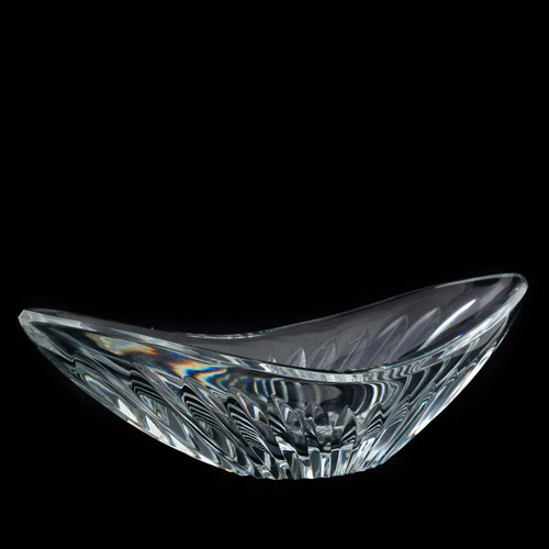 BACCARAT OVAL BOAT FORM CRYSTAL CENTERPIECE