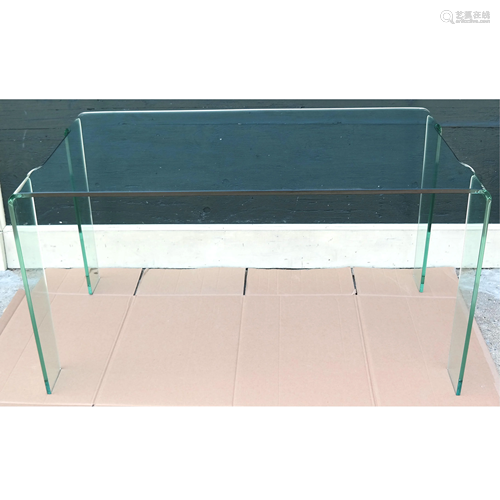 Modern All-Glass Table / Writing Table