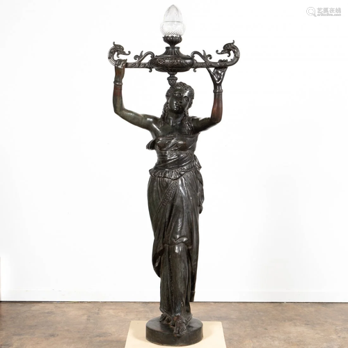 VAL D'OSNE GEORGES CLERE VESTAL TORCHERE, C. 1880