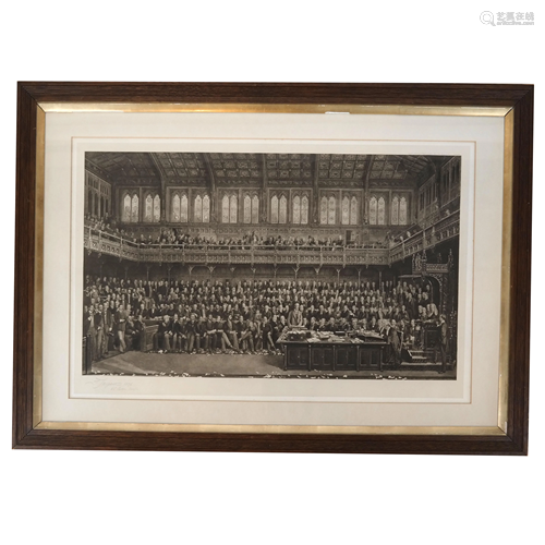 Frederick SARGENT - House of Commons - Photogravur