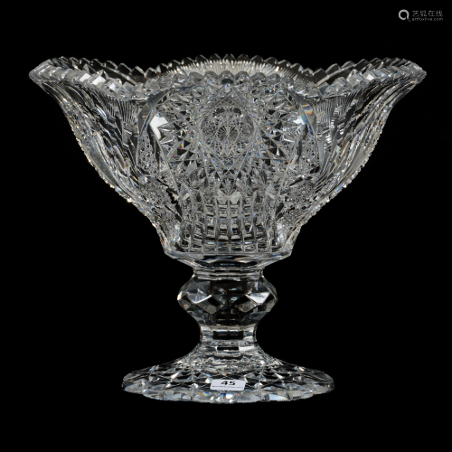 Pedestal Bowl, ABCG, Pattern #18 By Elmira