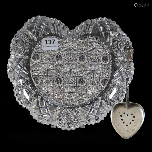 Plate, Heart Shaped, ABCG, Hunt's Royal Pattern