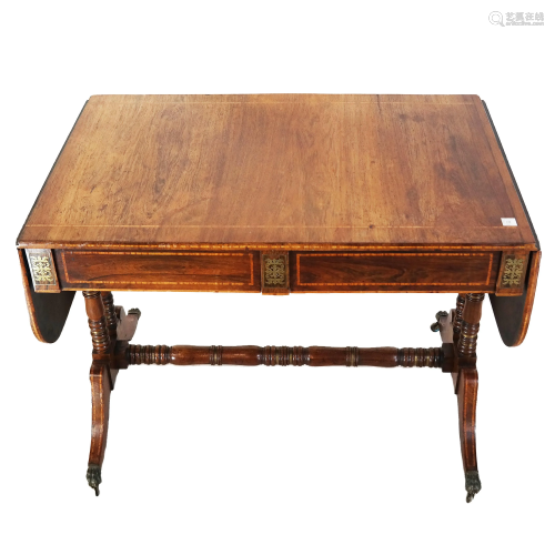 19th C. Regency Sofa Table