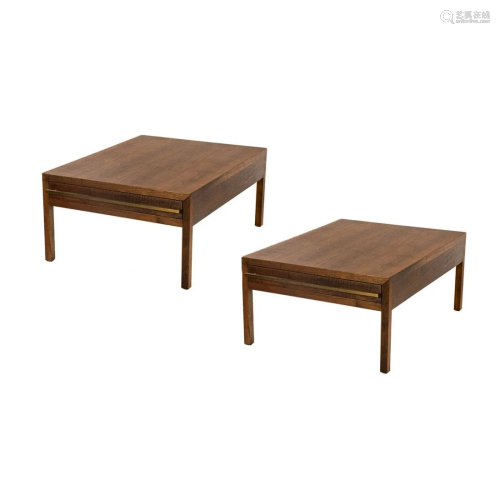 Michael Taylor for Baker 'Elegant' Side Tables - Pair