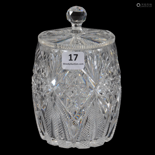 Covered Jar, ABCG, Venetian Pattern By Hawkes