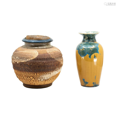 Art Pottery Vase and Jar Including Randall Holland