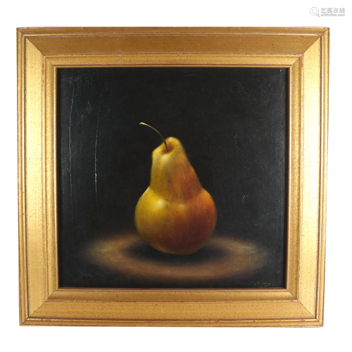 Still Life with Pear - Oil Painting