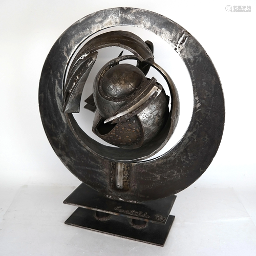 Sergio CASTILLO: Abstract Bronze Sculpture